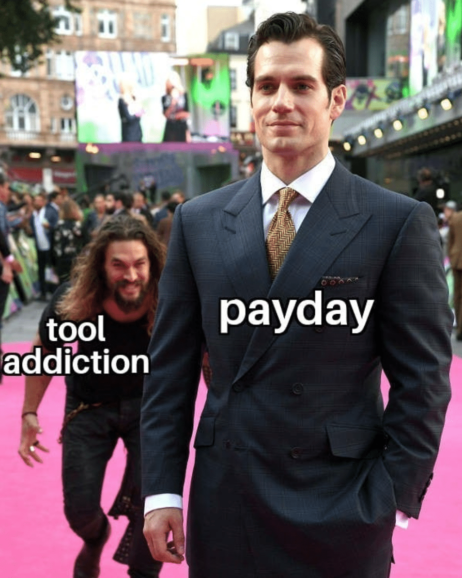 Electrician Meme: Tool Addiction vs. Payday