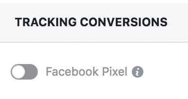 Skip Tracking Conversions